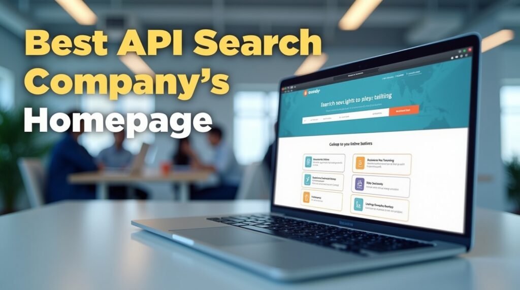 Best API Search Company’s Homepage