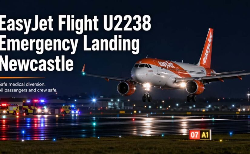EasyJet Flight U2238 Emergency Landing Newcastle
