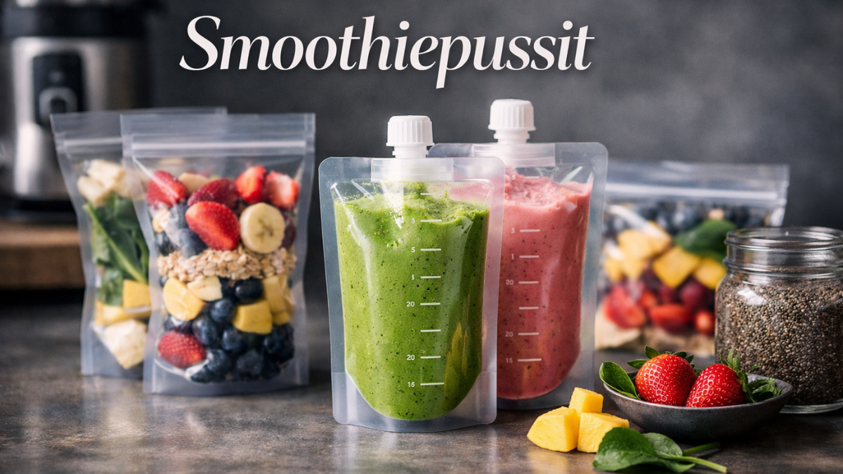 Smoothiepussit: Portable Pouches for Busy Lifestyles