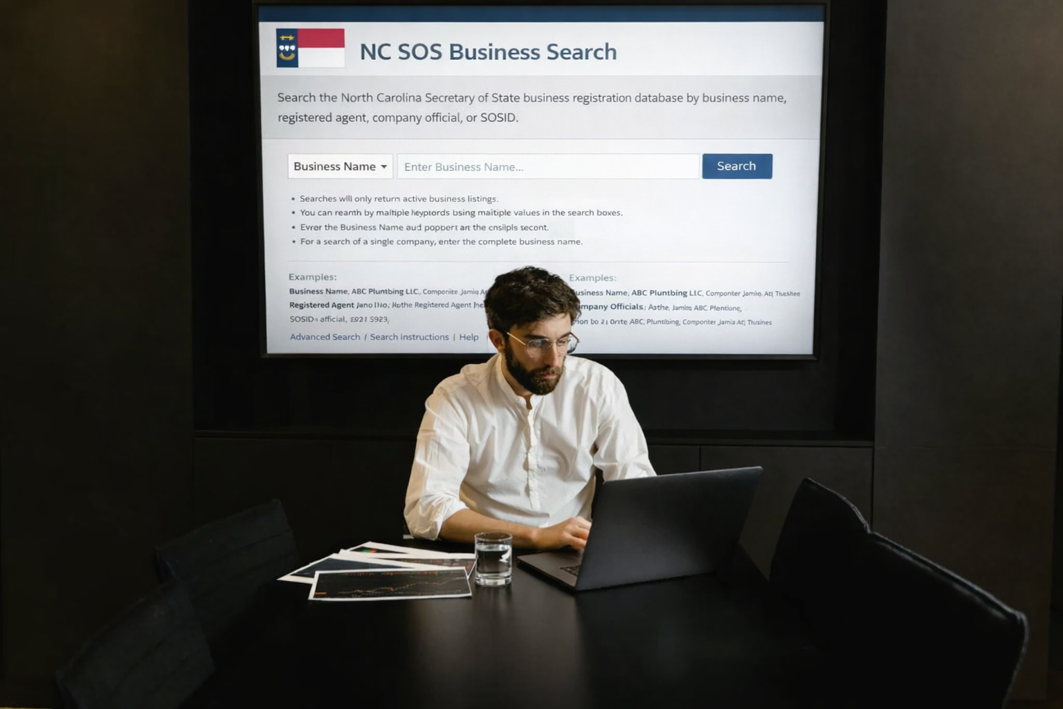 NC SOS Business Search in North Carolina