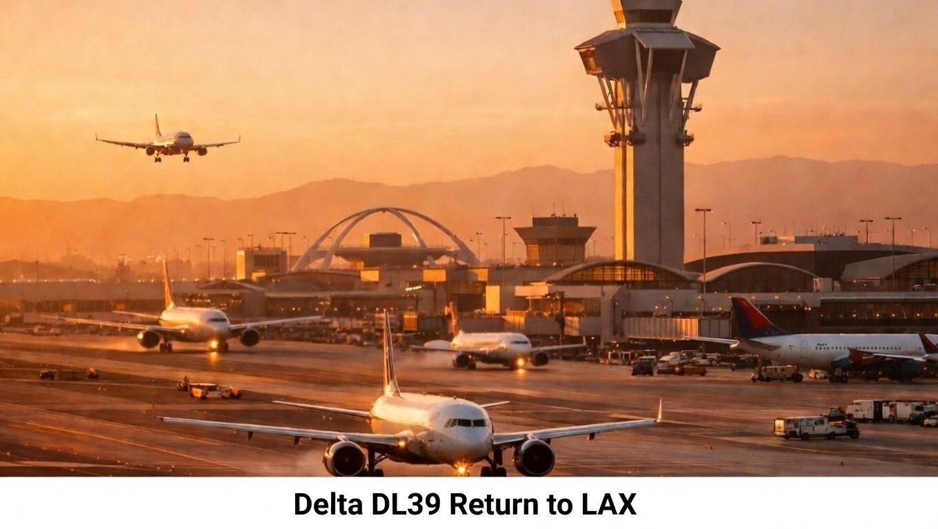 Delta DL39 Return to LAX incident captured attention