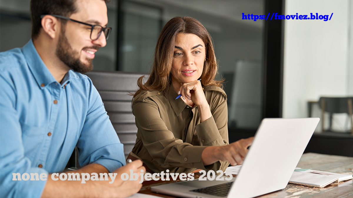 None Company Objectives 2025 Proven Strategies